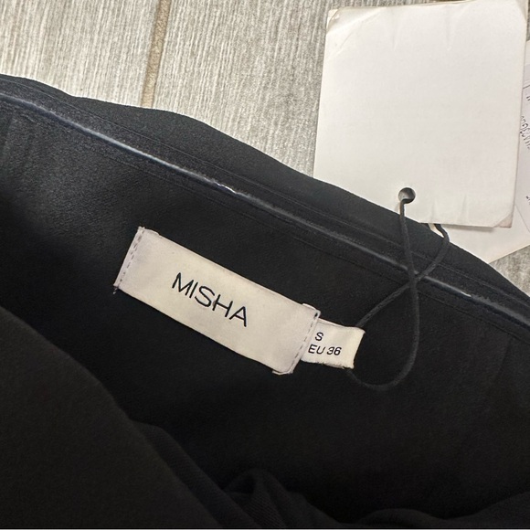 NWT Misha Blythe Crepe Gown MIDI Small - Picture 3 of 3